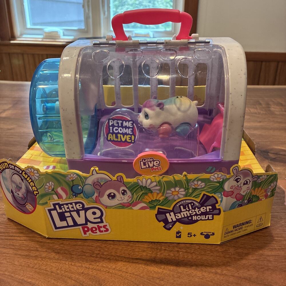 Little Live Pets Lil Hamster House Playset On‎ The Go Pet Carrier Popmello Toys